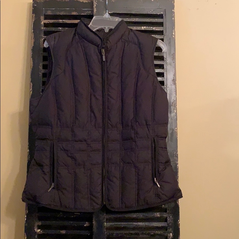 Eddie Bauer Goose Down Black Vest